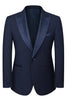 Load image into Gallery viewer, 3 Piece Ivory One Button Prom Homecoming Men&#39;s Suits with Pockets