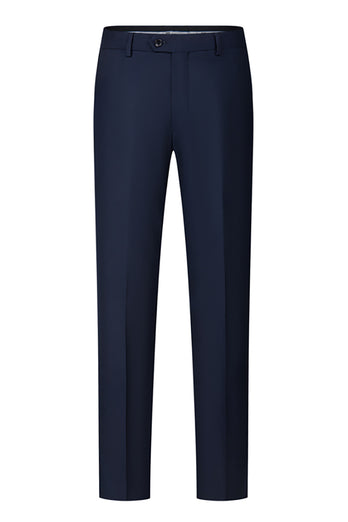 3 Piece Ivory One Button Prom Homecoming Men's Suits with Pockets