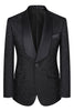 Load image into Gallery viewer, 3 Piece Dark Green Jacquard Shawl Lapel Prom Homecoming Men&#39;s Suits