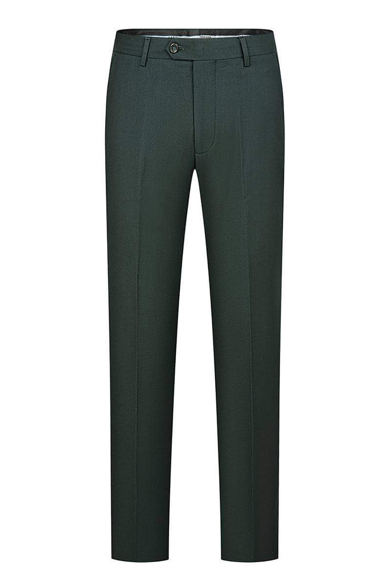 Load image into Gallery viewer, 3 Piece Dark Green Jacquard Shawl Lapel Prom Homecoming Men&#39;s Suits