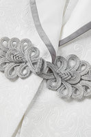 Load image into Gallery viewer, 3 Piece Black Jacquard Shawl Lapel Prom Homecoming Men&#39;s Suits