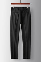 Load image into Gallery viewer, Black 2 Piece Peak Lapel Double Breasted Prom Homecoming Men&#39;s Suits