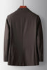 Load image into Gallery viewer, Coffee 2 Piece Peak Lapel Prom Homecoming Men&#39;s Suits with Pockets
