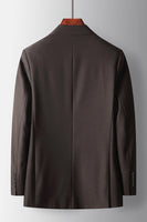 Load image into Gallery viewer, Coffee 2 Piece Peak Lapel Prom Homecoming Men&#39;s Suits with Pockets