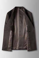 Load image into Gallery viewer, Coffee 2 Piece Peak Lapel Prom Homecoming Men&#39;s Suits with Pockets