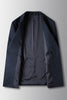 Load image into Gallery viewer, 2 Piece Navy Peak Lapel Prom Homecoming Men&#39;s Suits with Pockets