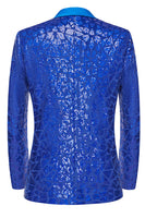 Load image into Gallery viewer, Sparkly Black Golden Sequins 2 Piece Prom Homecoming Men&#39;s Suits