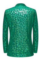 Load image into Gallery viewer, Sparkly Black Golden Sequins 2 Piece Prom Homecoming Men&#39;s Suits