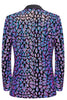 Load image into Gallery viewer, Sparkly Black Golden Sequins 2 Piece Prom Homecoming Men&#39;s Suits