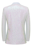 Load image into Gallery viewer, Sparkly Black Golden Sequins 2 Piece Prom Homecoming Men&#39;s Suits