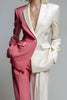 Load image into Gallery viewer, Coral Ivory 2 Piece Peak Lapel One Button Long Sleeves Prom Suits
