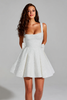 Load image into Gallery viewer, Sparkly Royal Blue A Line Square Neck Sequins Short Homecoming Dress with Bow