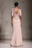 Load image into Gallery viewer, Sparkly Light Pink Mermaid Beaded Long Formal Dress with Slit