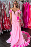 Load image into Gallery viewer, Light Green Flower Thick Straps Maxi Prom Dress with Ruffles