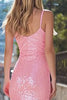 Load image into Gallery viewer, Sparkly Pink Mermaid Sequin Long Prom Dress with Slit