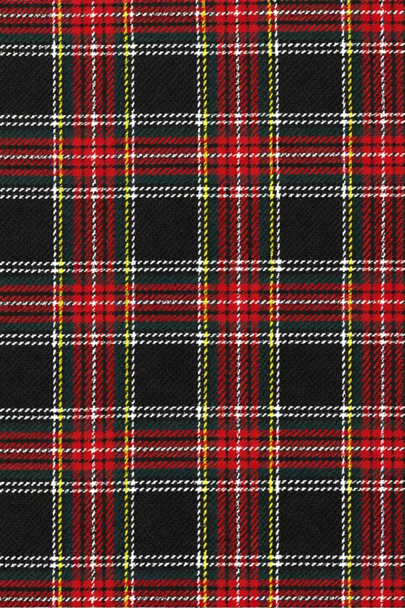 Load image into Gallery viewer, Black and Red Grid 2 Piece Notched Lapel Men Prom Suits