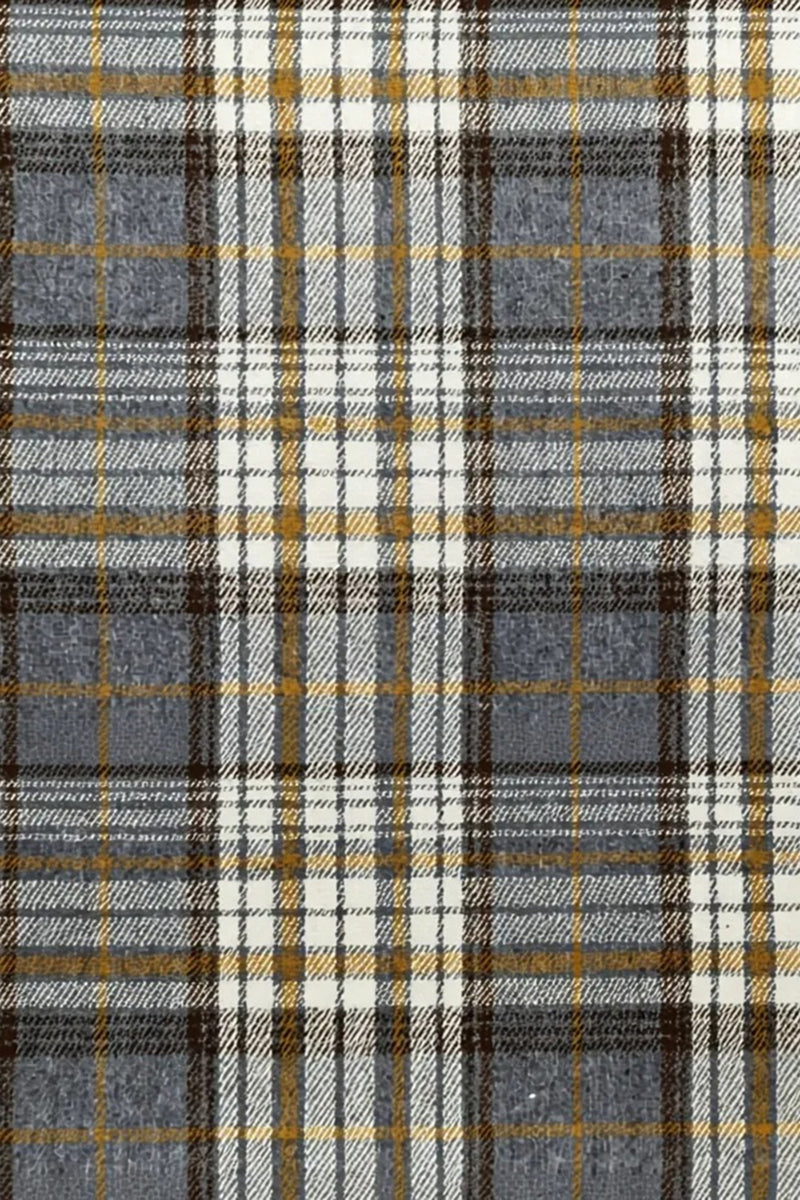 Load image into Gallery viewer, Brown and Grey Grid 2 Piece Notched Lapel Men Prom Suits