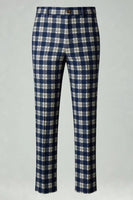 Load image into Gallery viewer, Brown and Grey Grid 2 Piece Notched Lapel Men Prom Suits