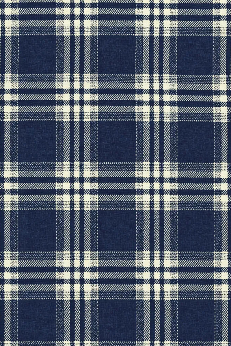 Load image into Gallery viewer, Brown and Grey Grid 2 Piece Notched Lapel Men Prom Suits