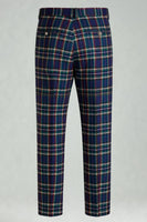 Load image into Gallery viewer, Black and Yellow Grid Notched Lapel Men Prom Suits