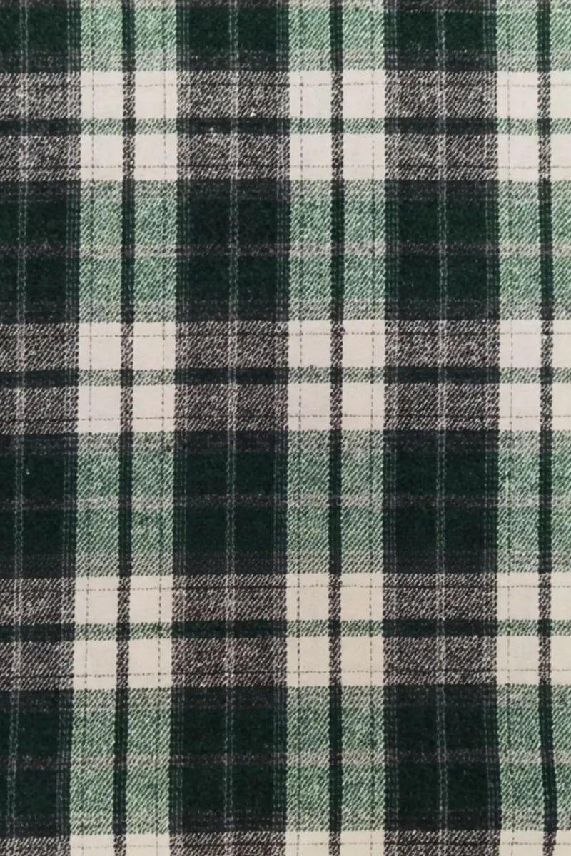 Load image into Gallery viewer, Black and Green Grid 2 Piece Peak Lapel Men Prom Suits