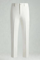 Load image into Gallery viewer, Black and White Grid Notched Lapel 2 Piece Men Prom Suits