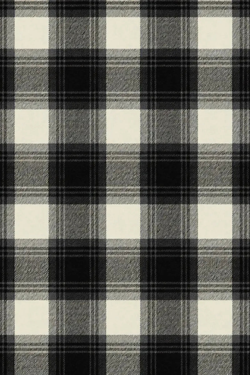 Load image into Gallery viewer, Black and White Grid Notched Lapel 2 Piece Men Prom Suits