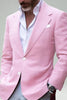 Load image into Gallery viewer, Blush Notch Lapel Two Button Men&#39;s Blazer