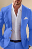 Load image into Gallery viewer, Yellow 2 Piece Notch Lapel Long Sleeves Men&#39;s Prom Suits with Buttons