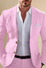 Load image into Gallery viewer, Yellow 2 Piece Notch Lapel Long Sleeves Men&#39;s Prom Suits with Buttons