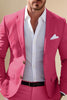 Load image into Gallery viewer, Yellow 2 Piece Notch Lapel Long Sleeves Men&#39;s Prom Suits with Buttons