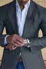 Load image into Gallery viewer, Blue Notch Lapel Long Sleeves Men&#39;s Blazer with Buttons