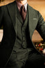 Load image into Gallery viewer, 3 Piece Dark Grey Single Breasted Men&#39;s Prom Suits with Sleeves