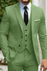 Load image into Gallery viewer, 3 Piece Black Single Breasted Men&#39;s Prom Suits with Pockets