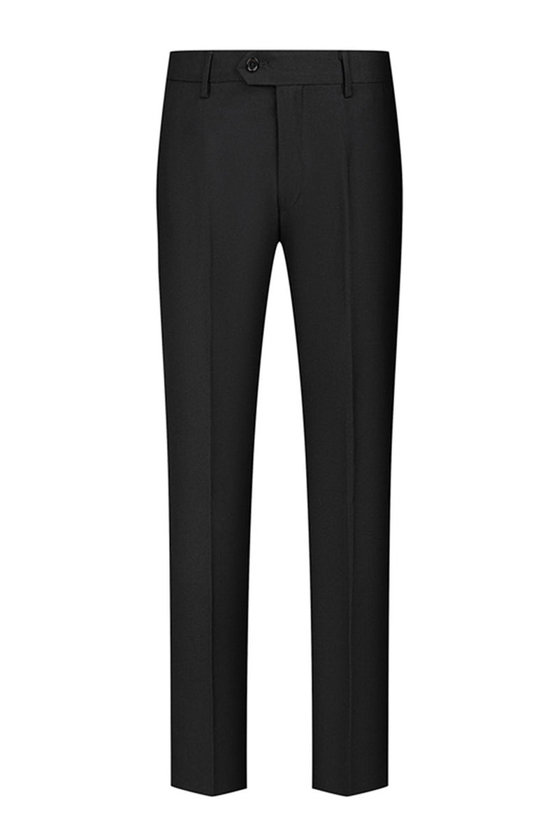 Load image into Gallery viewer, Black 2 Piece Peak Lapel Double Breasted Men&#39;s Prom Suits with Pockets