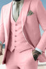 Load image into Gallery viewer, Sage 3 Piece Peak Lapel Single Breasted Men&#39;s Prom Suits with Pockets
