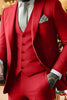 Load image into Gallery viewer, Sage 3 Piece Peak Lapel Single Breasted Men&#39;s Prom Suits with Pockets