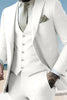 Load image into Gallery viewer, Sage 3 Piece Peak Lapel Single Breasted Men&#39;s Prom Suits with Pockets