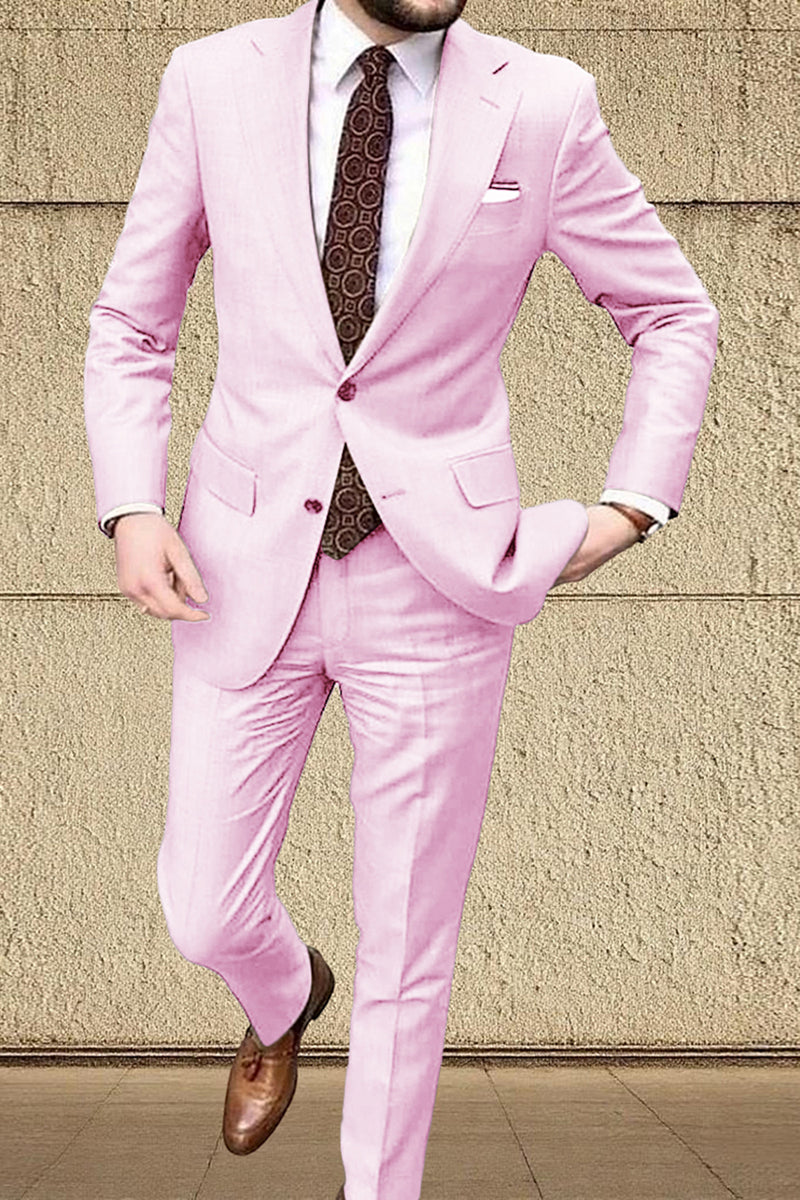 Load image into Gallery viewer, Khaki 2 Piece Single Breasted Men&#39;s Prom Suits with Sleeves