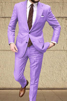 Load image into Gallery viewer, Khaki 2 Piece Single Breasted Men Prom Suits with Sleeves