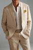 Load image into Gallery viewer, 2 Piece Ivory Single Breasted Long Sleeves Men&#39;s Prom Suits with Pockets