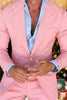 Load image into Gallery viewer, Light Pink Notched Lapel Single Breasted Men Prom Blazer with Sleeves