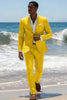 Load image into Gallery viewer, Sky Blue 2 Piece Single Breasted Notched Lapel Men Prom Suits with Sleeves