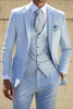 Load image into Gallery viewer, Yellow 3 Piece Notched Lapel Single Breasted Men Prom Suits