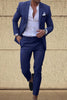 Load image into Gallery viewer, Champagne 2 Piece Single Breasted Notched Lapel Men Prom Suits