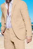 Load image into Gallery viewer, Champagne 2 Piece Single Breasted Men Prom Suits
