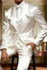 Load image into Gallery viewer, White 3 Piece Single Breasted Peak Lapel Men Prom Suits