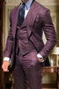 Load image into Gallery viewer, Black 3 Piece Single Breasted Peak Lapel Men Prom Suits