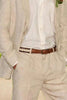 Load image into Gallery viewer, Ivory Notched Lapel Single Breasted 2 Piece Men Prom Suits