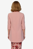 Load image into Gallery viewer, Dusty Rose 2 Piece Floral Midi Bodycon Mother of the Bride Dress with Jacket